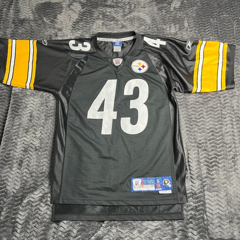 Troy Polamalu Pittsburgh Steelers NFL Jersey Stitched Reebok Size Small
